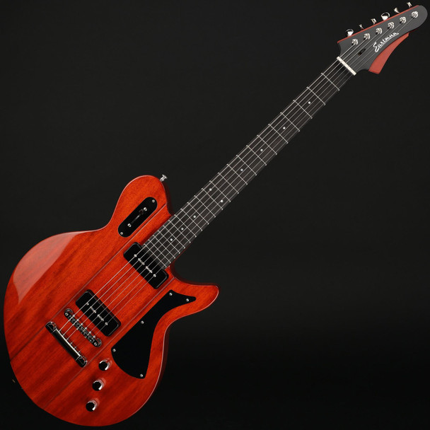 Eastman JULIET-P90-VR Solid Body, Bare Knuckle P90s in Vintage Red