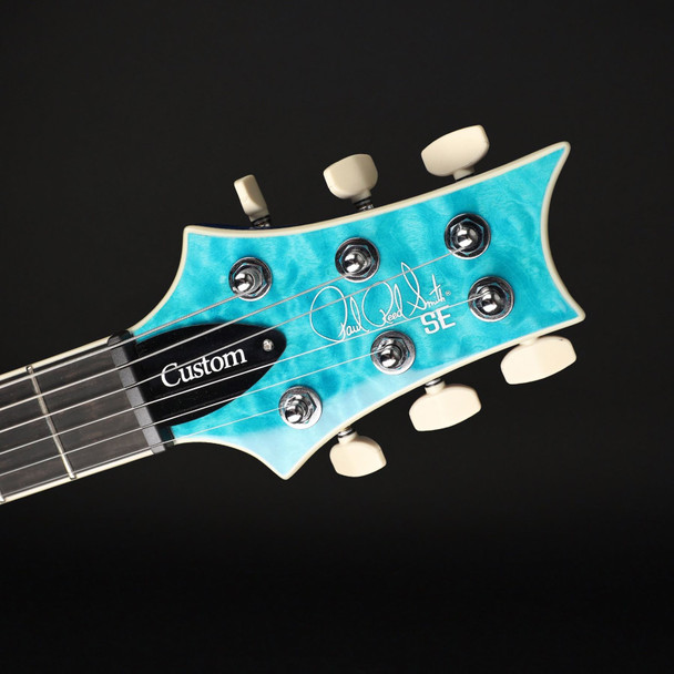 PRS SE Custom 24-08 Quilt (2026) in Lake Blue with Gig Bag #H055026