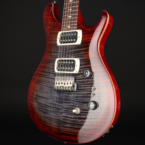 PRS SE Custom 24-08 (2026) in Charcoal Cherry Burst with Gig Bag #H086715