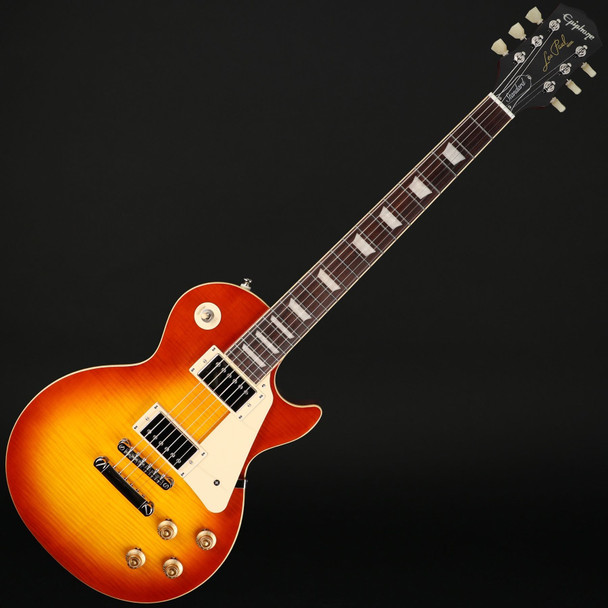 Epiphone Inspired by Gibson Les Paul Standard 50s in Washed Cherry Sunburst with Gig Bag