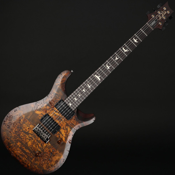 PRS S2 Custom 24, Poplar Burl Top Limited Edition in Black Gold Burst #S2088948