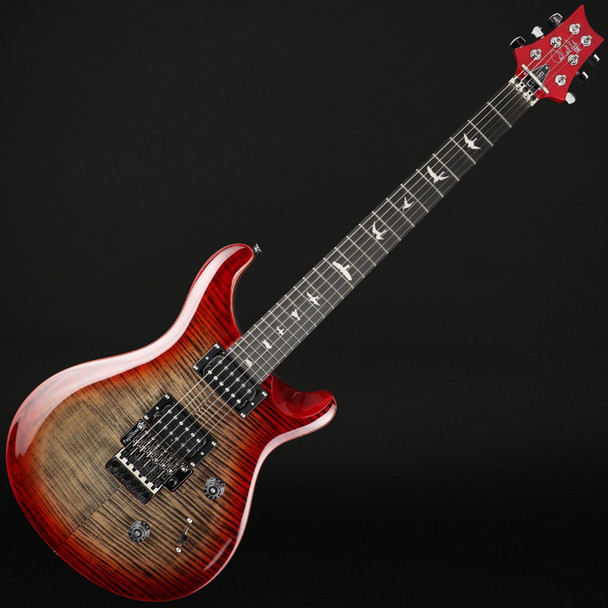 PRS SE Custom 24 Floyd in Charcoal Cherry Burst #G104113
