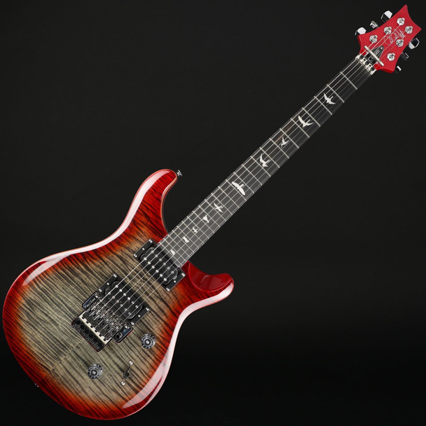 PRS SE Custom 24 Floyd in Charcoal Cherry Burst
