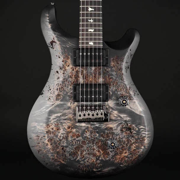 PRS S2 Custom 24, Poplar Burl Top Limited Edition in Charcoal Burst #S2089438