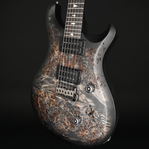 PRS S2 Custom 24, Poplar Burl Top Limited Edition in Charcoal Burst #S2089438