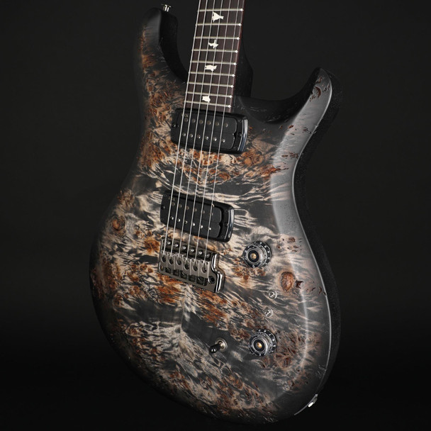 PRS S2 Custom 24-08, Poplar Burl Top Limited Edition in Charcoal Burst #S2089507