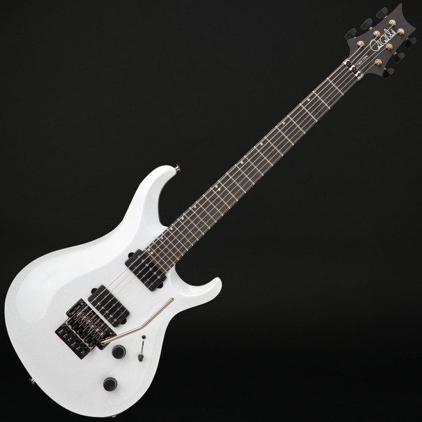 PRS Tekton "Floyd", Black Satin Neck, White Holoflake with Gig Bag