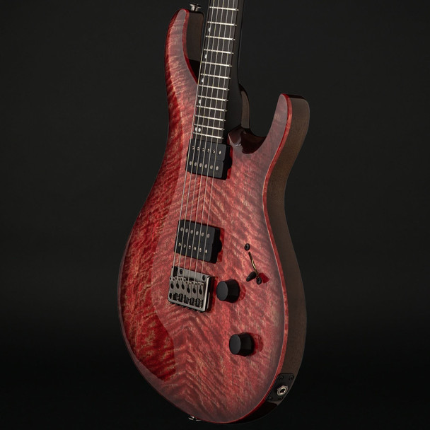 PRS Tekton Hardtail, Black Satin Neck, Fuchsia Aura with Gig Bag