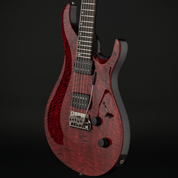 PRS Tekton T, Black Satin Neck, Bloodstone Red with Gig Bag