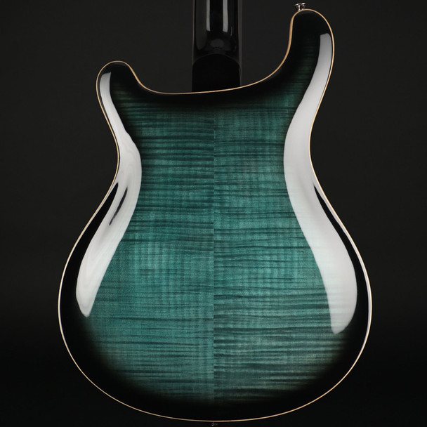 PRS SE Hollowbody II Piezo in Peacock Blue Smokeburst with Case #I01562