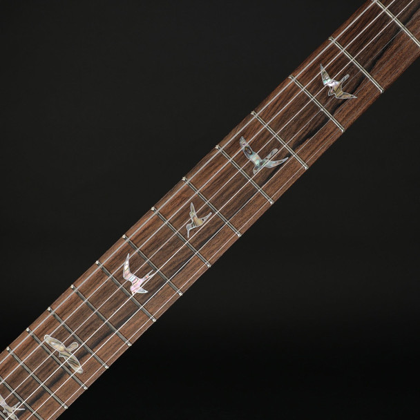 PRS Wood Library Custom 24 Stoptail Edition, Stained Neck in Faded Whale Blue with Natural Back #0434949