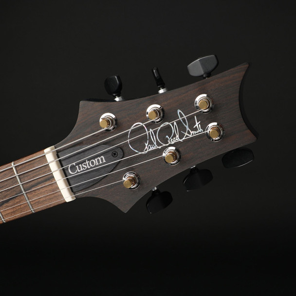 PRS Wood Library Custom 24 Stoptail Edition, Stained Neck in Faded Whale Blue with Natural Back #0434949