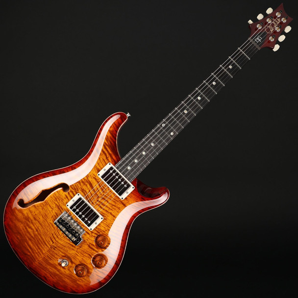 PRS DGT Semi-Hollow, Moons in Dark Cherry Sunburst #0422020
