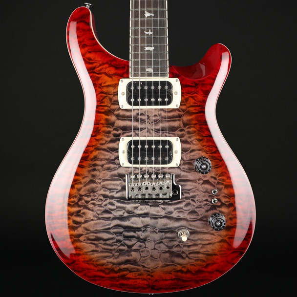 PRS SE Custom 24-08 Quilt (2026) in Charcoal Cherry Burst with Gig Bag #I039848