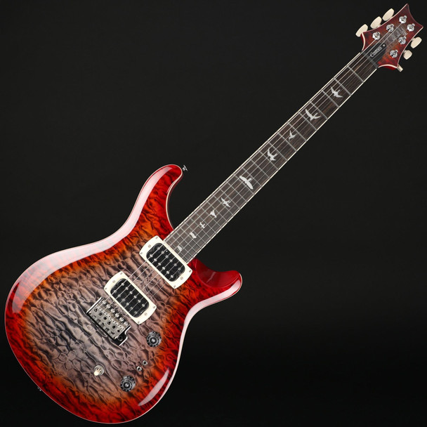 PRS SE Custom 24-08 Quilt (2026) in Charcoal Cherry Burst with Gig Bag #I039848
