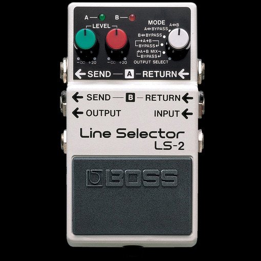 Boss LS-2 Line Selector Pedal Electric Guitar Line Selection