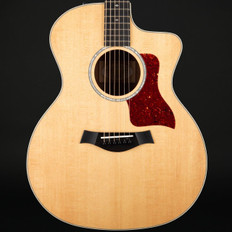 Taylor 214ce-K DLX Koa Grand Auditorium Cutaway, ES2 with Case #2105108297