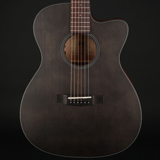 Cort Core-OC Spruce Open Pore in Trans Black with Gig Bag