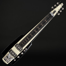 Duesenberg Fairytale SplitKing Lapsteel Guitar in Ivory and Black