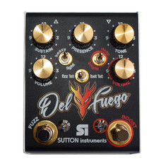 Sutton Instruments The Del Fuego Fuzz & Boost Pedal - Made in UK