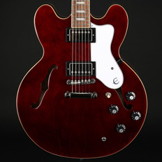 Epiphone Noel Gallagher Riviera in Dark Red Wine with Case