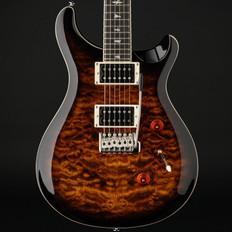 PRS SE Custom 24 Quilt in Black Gold Burst with Gig Bag