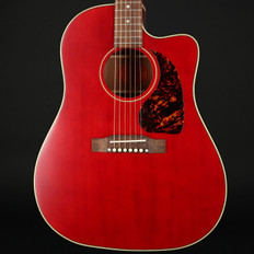Epiphone Inspired by Gibson J-45 EC Electro Acoustic in Exclusive Aged Wine Red with Premium Gig Bag