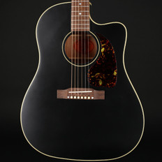 Epiphone Inspired by Gibson J-45 EC Electro Acoustic in Exclusive Aged Ebony with Premium Gig Bag
