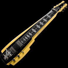 Duesenberg Pomona 6 Lapsteel Multi Bender in Black & Yellow with Hard Case