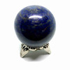 Lapis Lazuli Sphere with Silver-Tone Stand