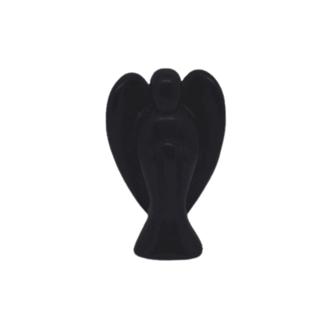 Black Obsidian Angel Figurine