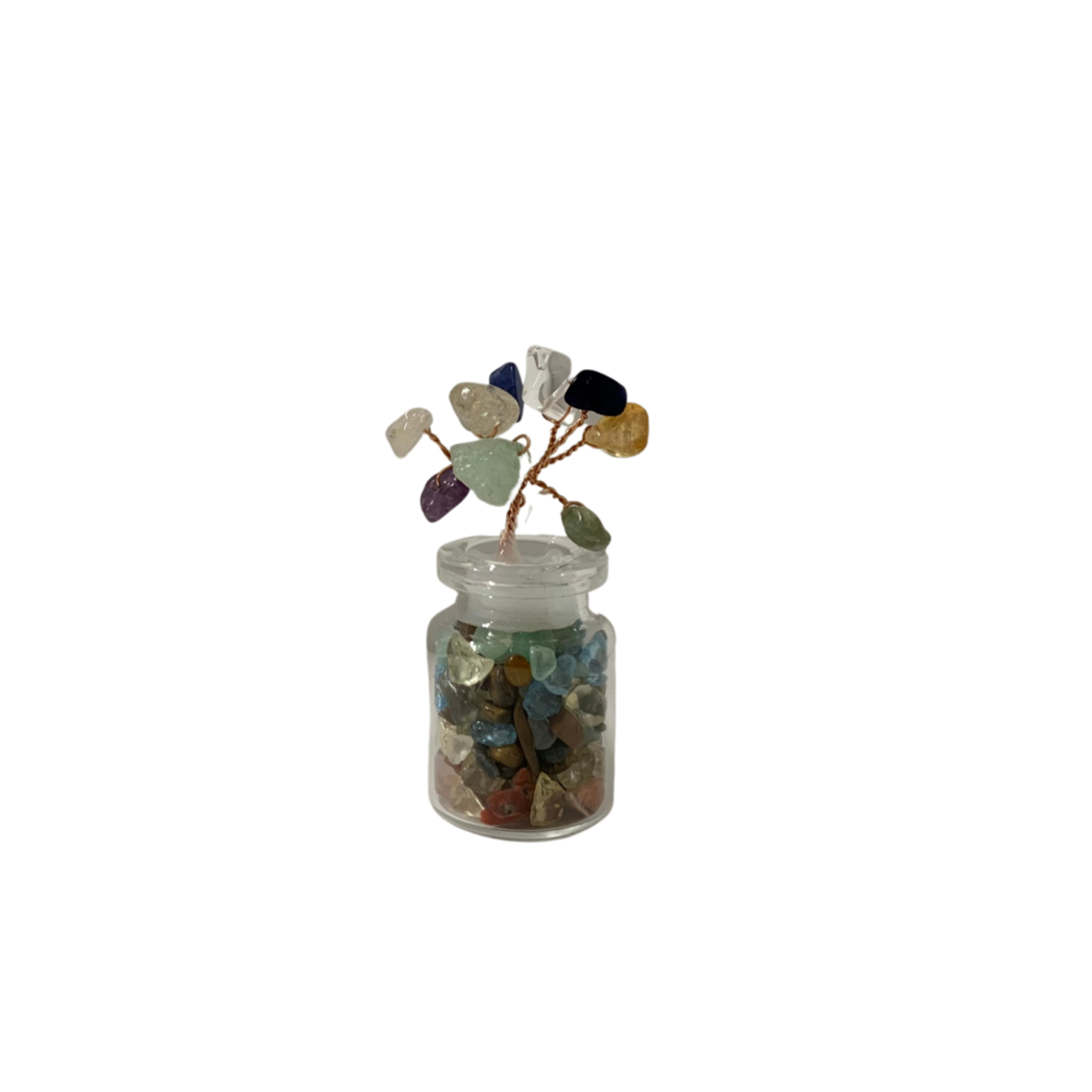 Mini Gem Tree in Glass Bottle