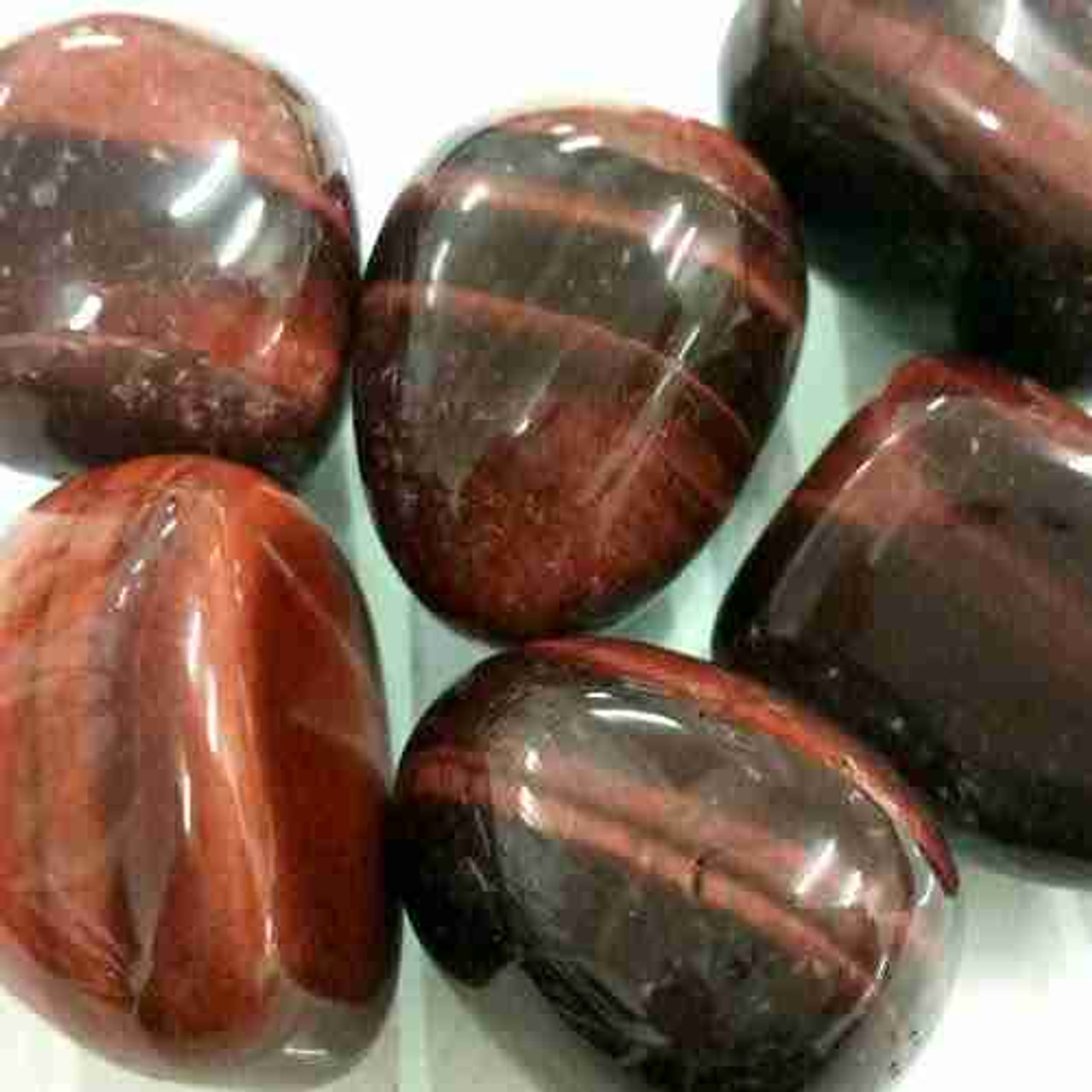 Red Tiger Eye Tumbled Stone