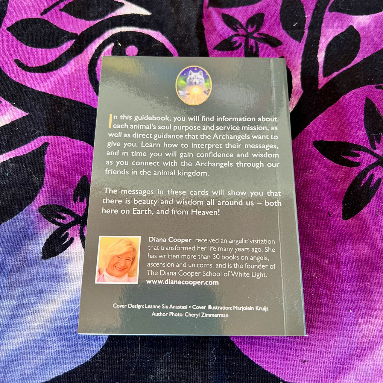 Archangel Animal Oracle Cards Guide Book Back