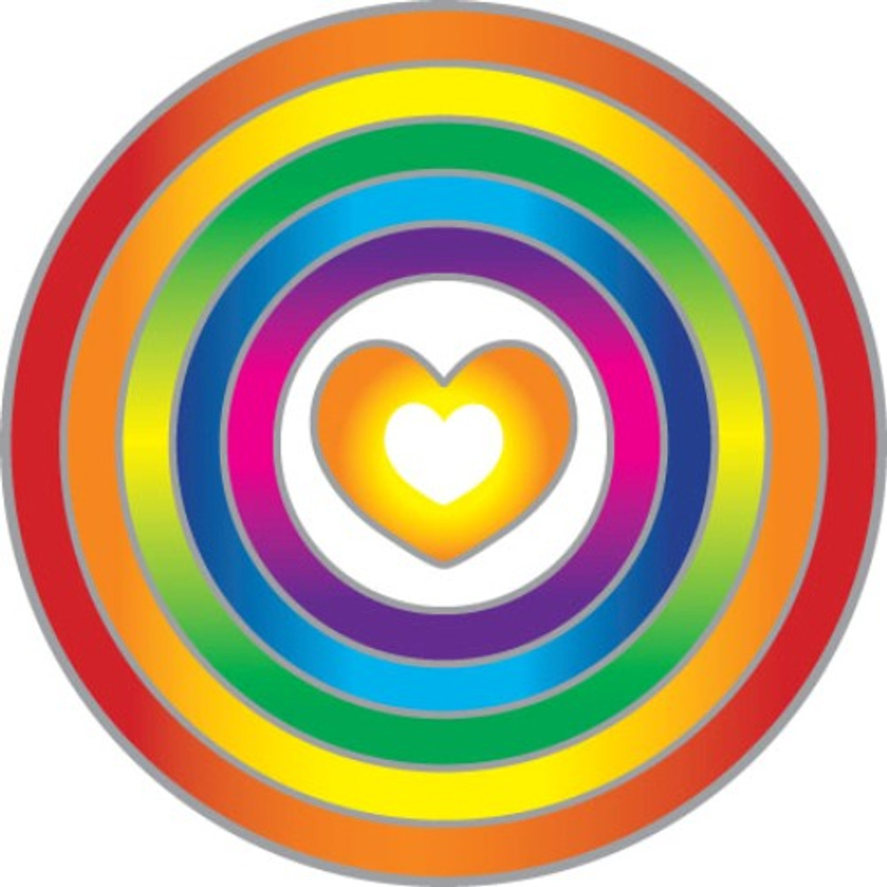 Rainbow Heart Sunseal