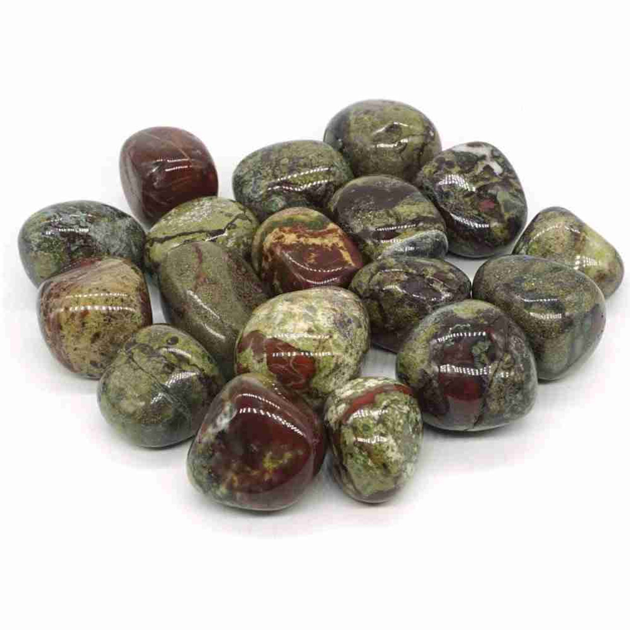 Dragon Jasper Tumbled Stone