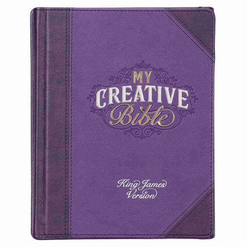 KJV My Creative Bible - Purple Hardcover Faux Leather
