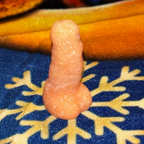 Orange Aventurine Phallus Carving