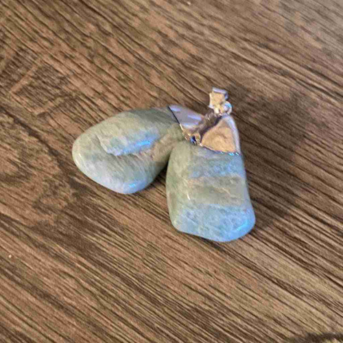 Amazonite Tumbled Stone Pendant