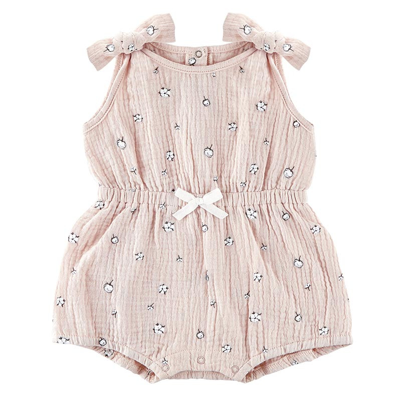 Tie Shoulder Cinch Waist Romper Blossom [Consumer]Stephan Baby