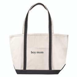 Luxe Canvas Tote - Boy Mom