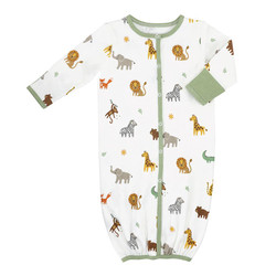 Newborn Gown - Safari