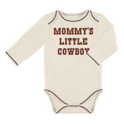 Long Sleeve Snapshirt - Mommy's Little Cowboy