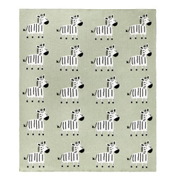 Knit Blanket - Zebra
