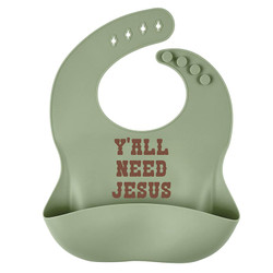 Silicone Bib - Ya'll Need Jesus