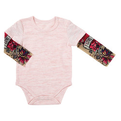 Tattoo Snapshirt - Pink, 6-12 months