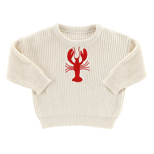 Chunky Knit Sweater - Lobster