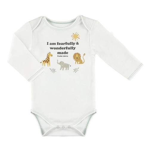 Long Sleeve Snapshirt - Wonderfully Made