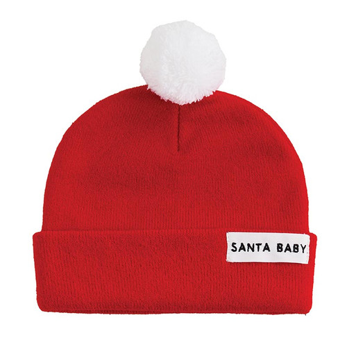 Knit Hat - Santa Baby