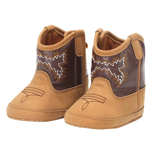 Cowboy Boots - Brown + Tan